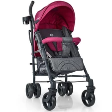 Коляска детская ME 1029 BREEZ Pink, прогулочная, серо-розовая